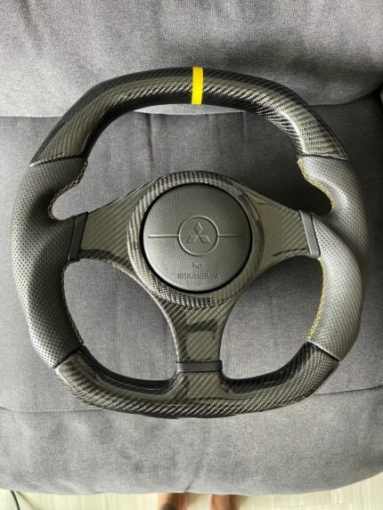 OEM Carbon Fiber steering wheel for lancer evo 8/9