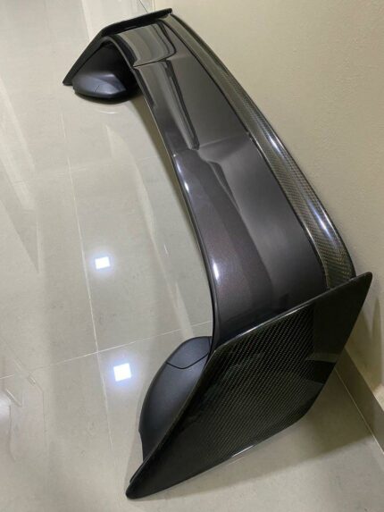 Original Evo X Spoiler with DAMD Carbon fiber Gurney Flap and carbon fibre Side garnish