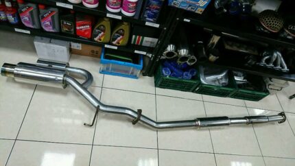 Exhaust system for Forex Mitsubishi EVO 7-9 middle and tail section.