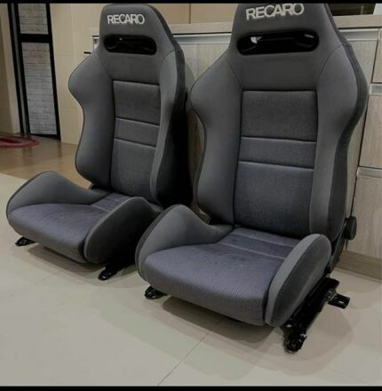 Pair of original front Recaro seats for Mitsubishi sedans