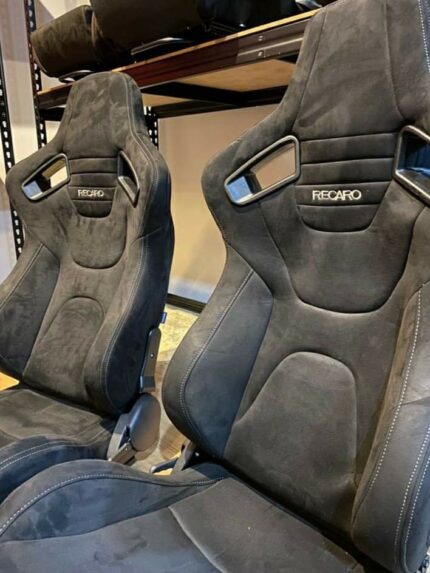 Front Recaro Alcantara Seats For Lancer Evo/Ralliart/GTE/GLX/Ex..