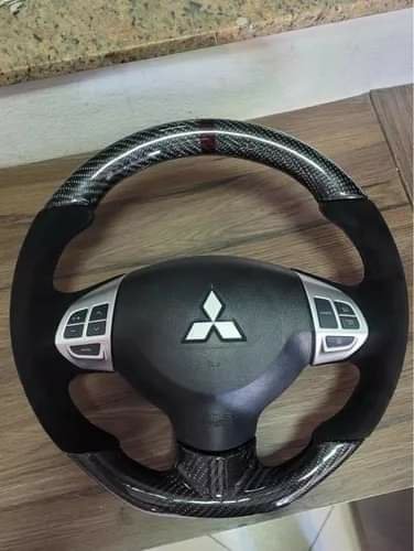 Lancer Ex Carbon Sports Steering Wheel