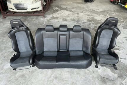 Half Leather Half Alcantara Recaro Heated seats for Mitsubishi Lancer Evo X