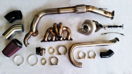 Mitsubishi Lancer Evo 9 Bottom Mount Complete OEM Turbo kit.
