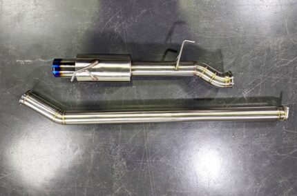 BRAND NEW LAMSPEED RACING MC 3.5" SS304 STAINLESS STEEL CATBACK EXHAUST - MITSUBISHI EVOLUTION 7-9 CT9A