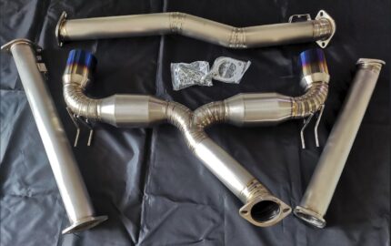 Mitsubishi Lancer Evolution X - Ralliart Titanium / Stainless Full exhaust system.