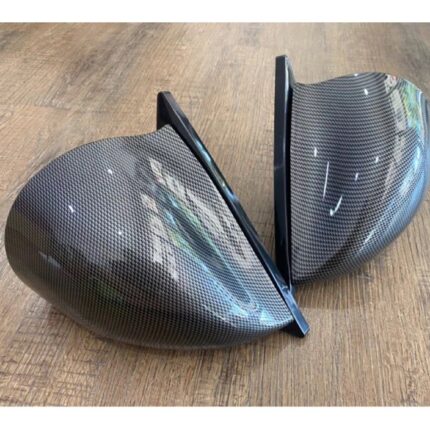 Ralliart side mirror evo 3 mickey mouse blue glass real carbon fiber universal side mirrors
