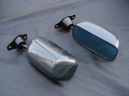 GT Mirror F1 Type Short Universal Real Carbon Fiber Side Mirrors